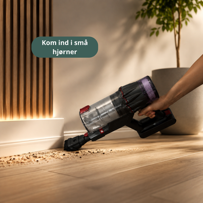 DanishClean - Støvsuger Pro™ - Ledningsfri støvsuger - 700 W - 40.000 Pa