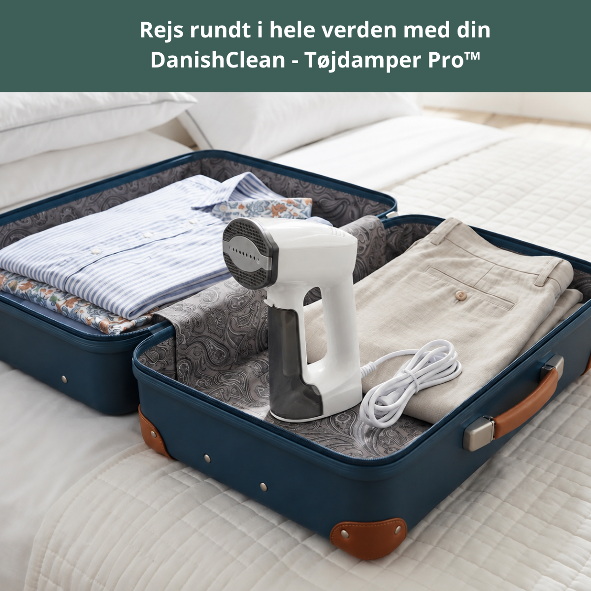 DanishClean - Tøjdamper Pro™ – Steamer til tøj