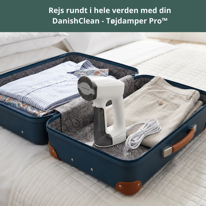 DanishClean - Tøjdamper Pro™ – Steamer til tøj