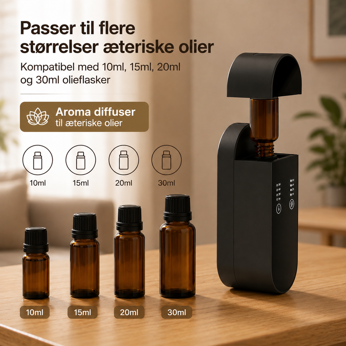 DanishClean - Aroma Diffuser Pro™ – Duftspreder til Æteriske Olier